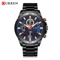 CURREN 8275 Men Japan Quartz Movement Wristwatch Casual Simple Stainless Steel Men Business Watch